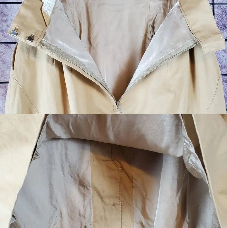 Dior Dior Summer Khaki Cotton Skirt in Size S 0089 Size 22" - 5 Thumbnail