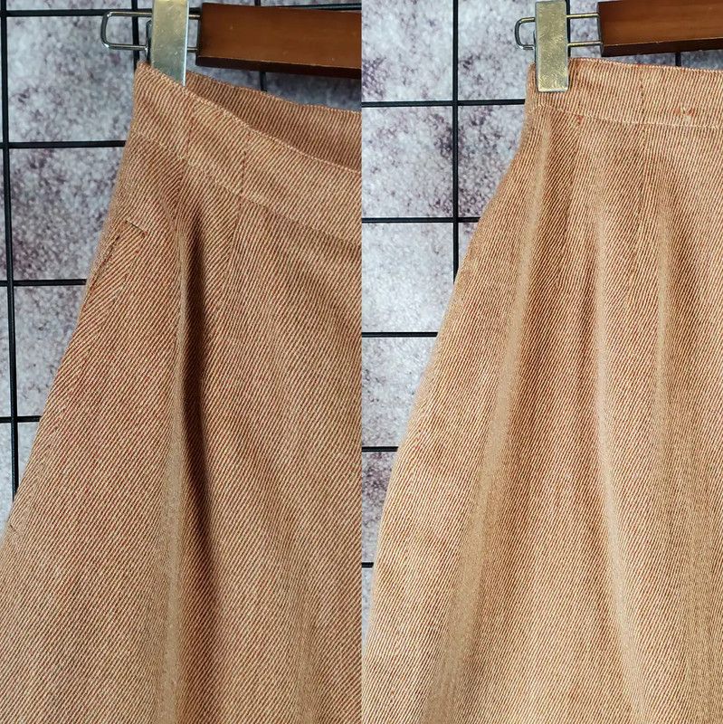 Dior Dior A-line Wool Skirt in Orange 0089 Size 23" - 5 Thumbnail