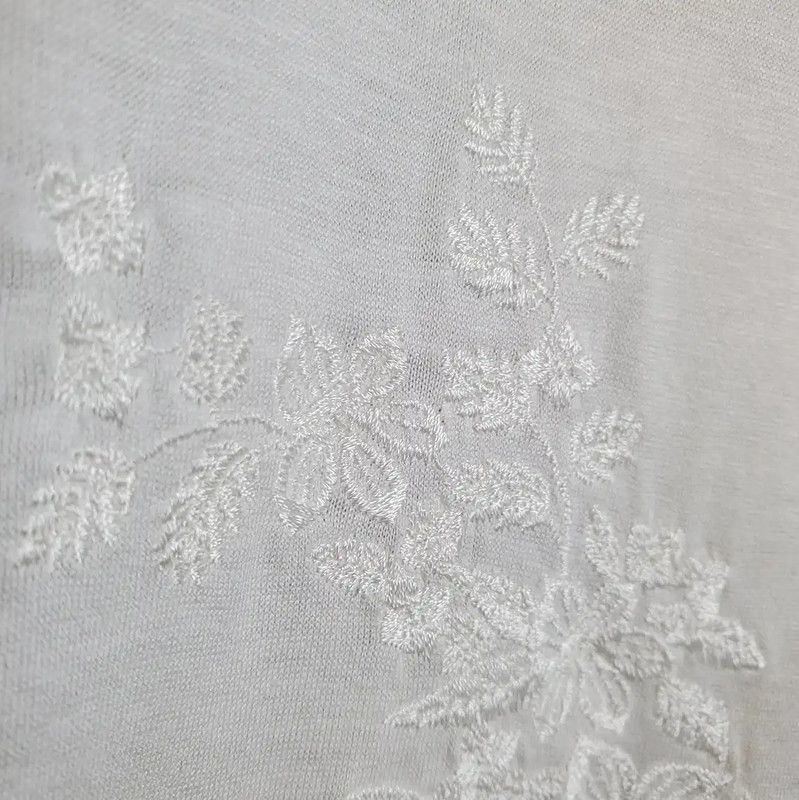 Dior Dior Long Sleeve Embroidered Cotton T-shirt 0089 Size M / US 6-8 / IT 42-44 - 10 Thumbnail