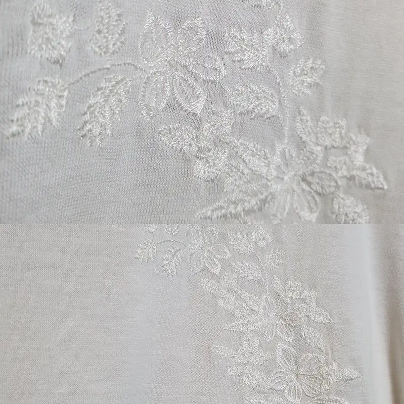 Dior Dior Long Sleeve Embroidered Cotton T-shirt 0089 Size M / US 6-8 / IT 42-44 - 5 Thumbnail