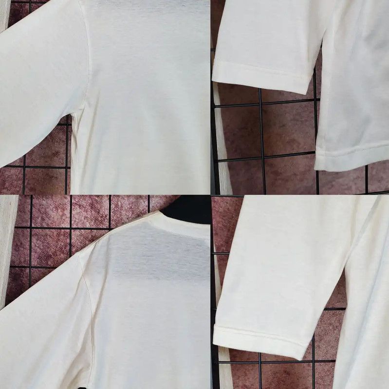 Dior Dior Long Sleeve Embroidered Cotton T-shirt 0089 Size M / US 6-8 / IT 42-44 - 7 Thumbnail