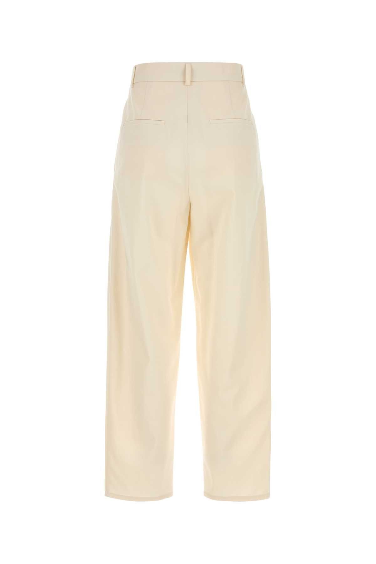 Max Mara Ivory Cotton Duomo Pant Size 25" / US 0 / IT 36 - 2 Thumbnail