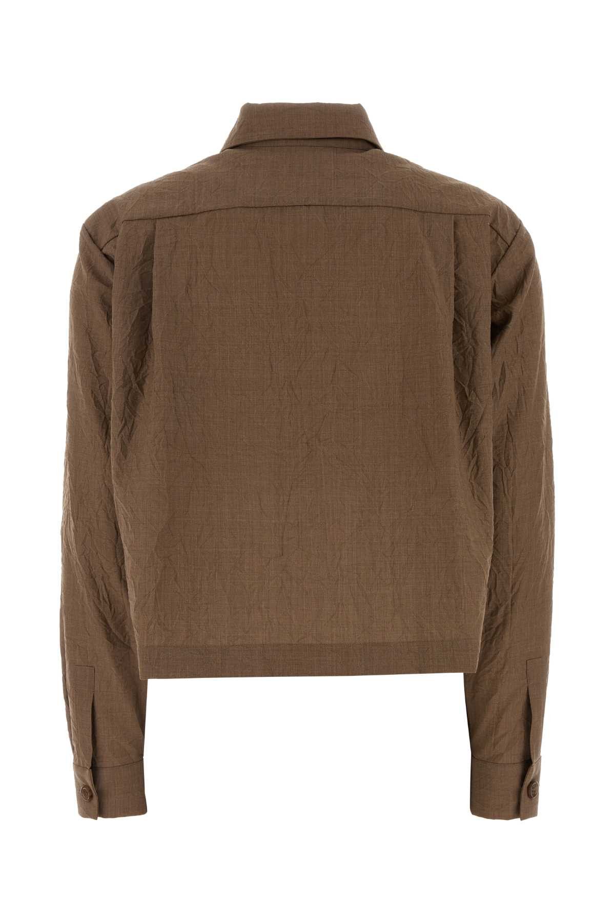 Max Mara Biscuit Wool Ricordo Shirt Size M / US 6-8 / IT 42-44 - 2 Thumbnail