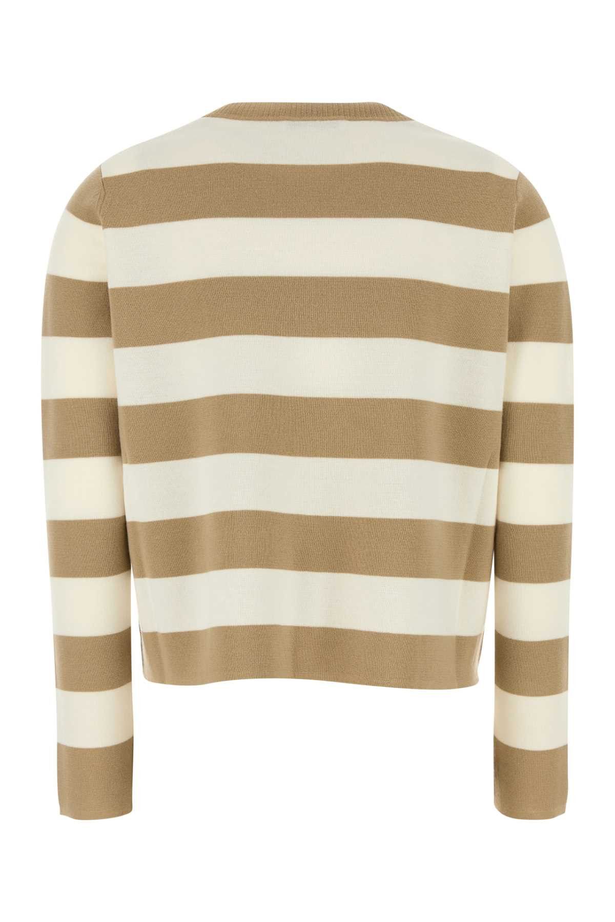 Max Mara Embroidered Wool Viterbo Sweater Size L / US 10 / IT 46 - 2 Thumbnail