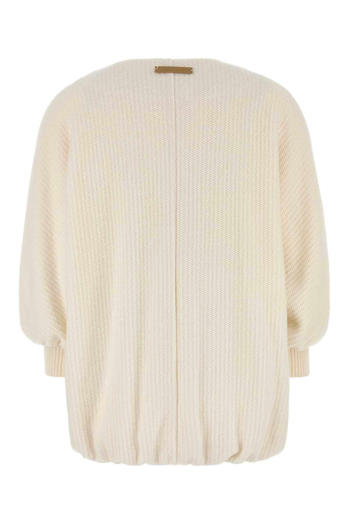 Max Mara Ivory Wool Blend Cirino Jacket Size S / US 4 / IT 40 - 2 Thumbnail