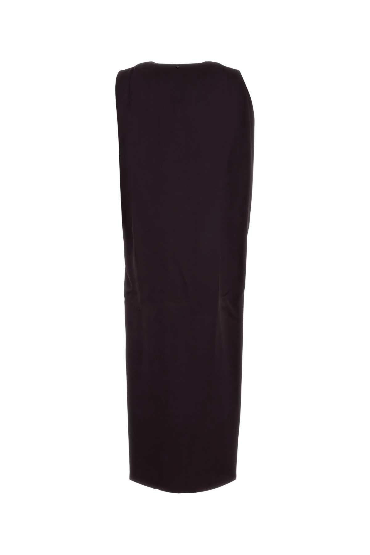 Sportmax Aubergine Satin Austria1234 Dress Size S / US 4 / IT 40 - 2 Thumbnail