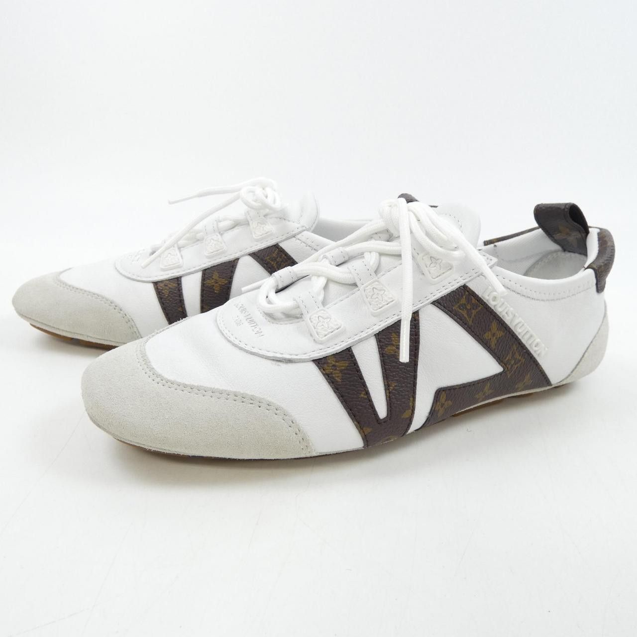 Louis Vuitton Louis Vuitton Louis Vuitton LV Sneakerina Sneakers Leather Shoes DUTY FREE for USA Size ONE SIZE - 3 Thumbnail
