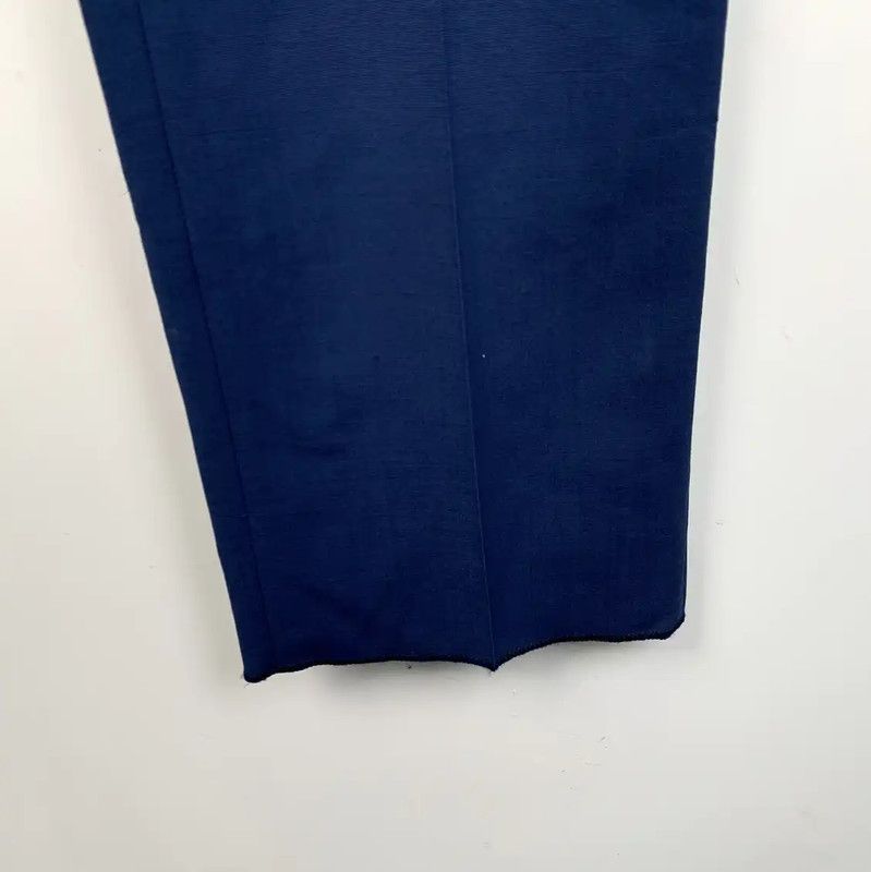 Dior Dior Women's Blue Wool Casual Pants 0089 Size 34" / US 12 / IT 48 - 4 Thumbnail