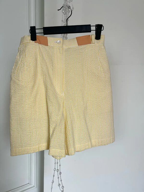 Dior Dior Yellow Women's Shorts 0089 Size 24" / US 00 / IT 34 - 6 Thumbnail