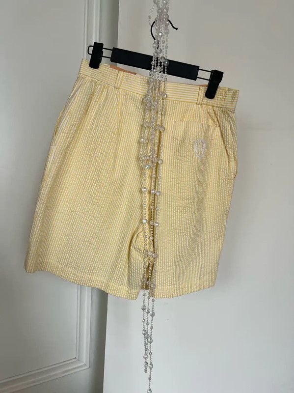 Dior Dior Yellow Women's Shorts 0089 Size 24" / US 00 / IT 34 - 5 Thumbnail