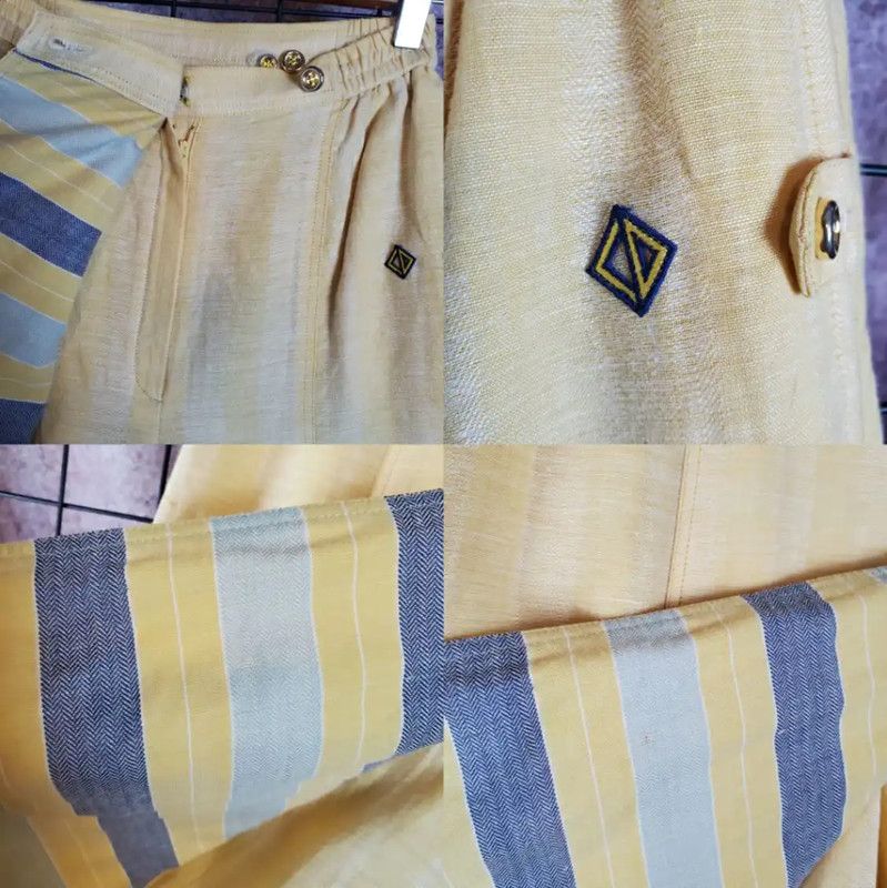 Dior Dior Summer Yellow Wool Blend Long Skirt 0089 Size 23" - 10 Thumbnail