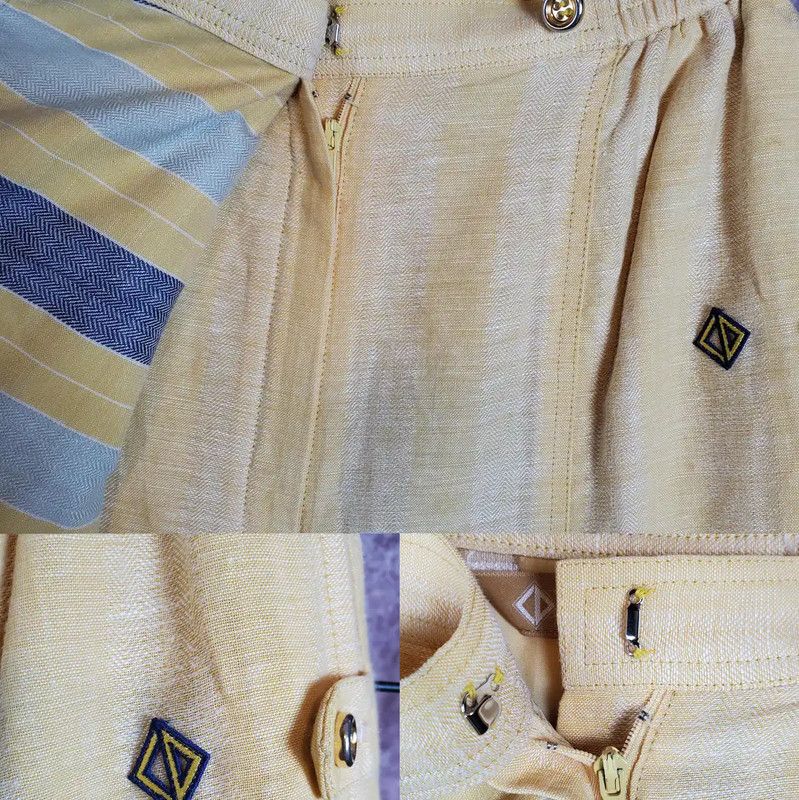 Dior Dior Summer Yellow Wool Blend Long Skirt 0089 Size 23" - 5 Thumbnail