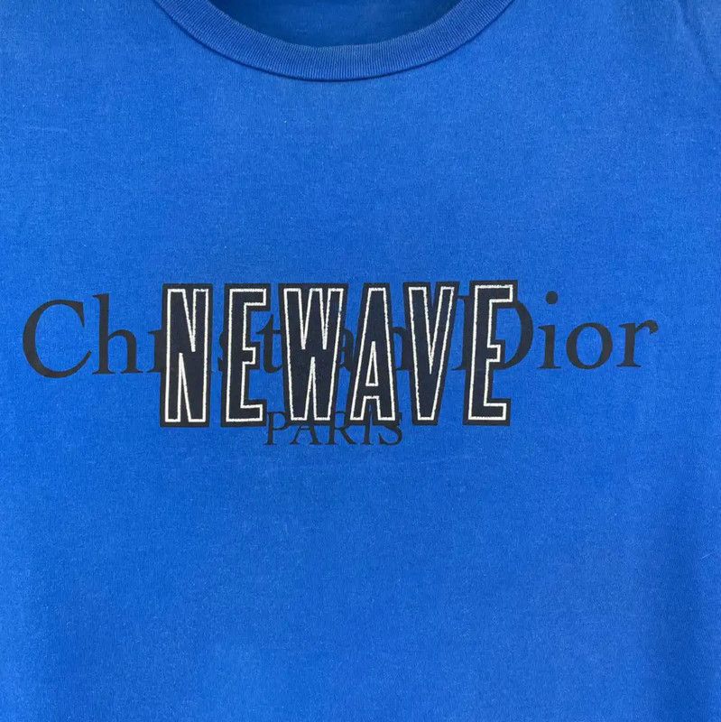 Dior Dior Blue Cotton Women's T-Shirt 0089 Size XS / US 0-2 / IT 36-38 - 5 Thumbnail