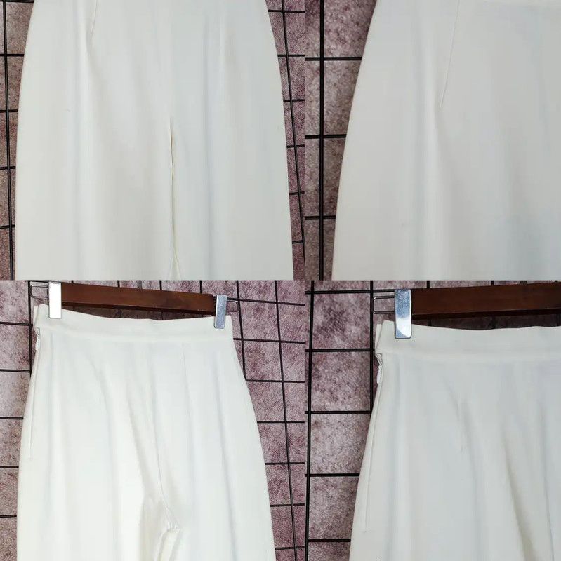 Dior Dior White Cotton Casual Pants for Women 0089 Size 23" - 3 Thumbnail
