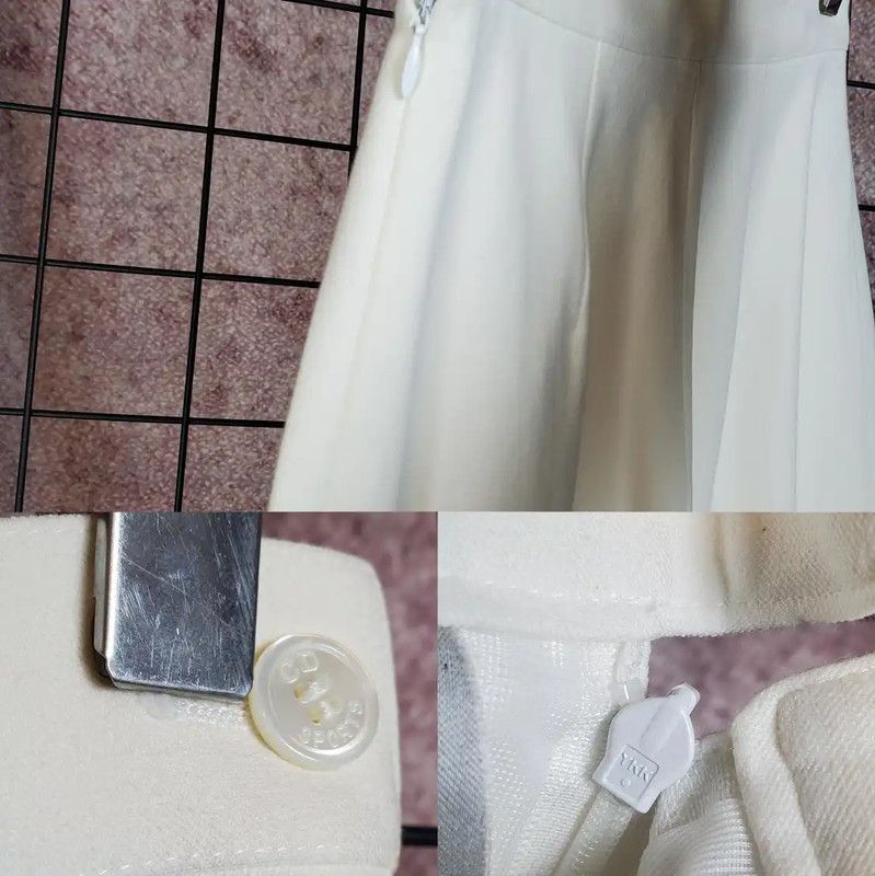 Dior Dior White Cotton Casual Pants for Women 0089 Size 23" - 6 Thumbnail