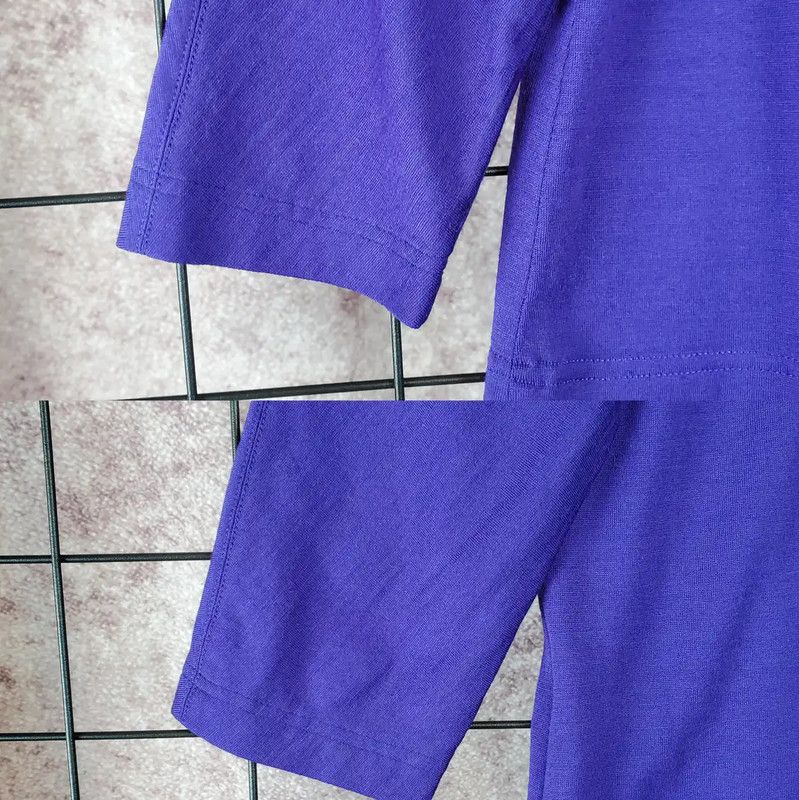 Dior Dior Blue Embroidered Wool Long Sleeve Top 0089 Size M / US 6-8 / IT 42-44 - 6 Thumbnail