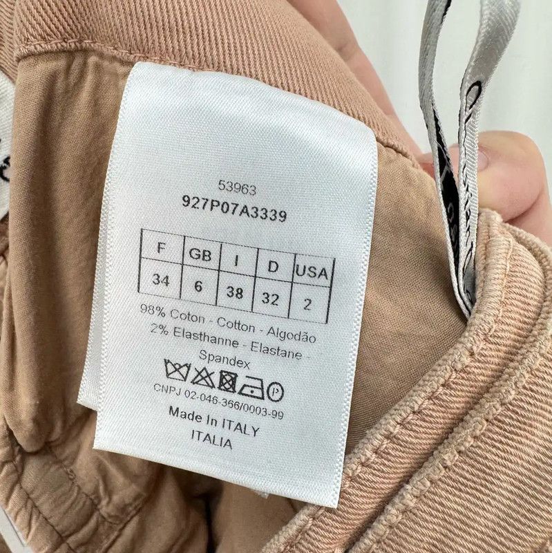Dior Dior Pink Casual Pants for Women 0089 Size 22" - 6 Thumbnail