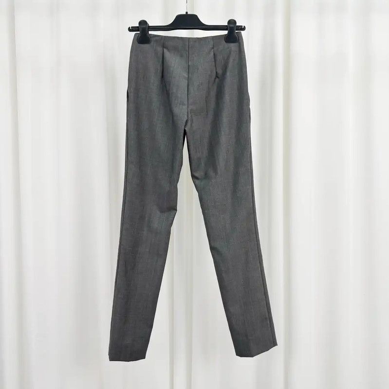 Dior Dior Grey Wool Logo Women's Casual Pants 0089 Size 23" - 2 Thumbnail