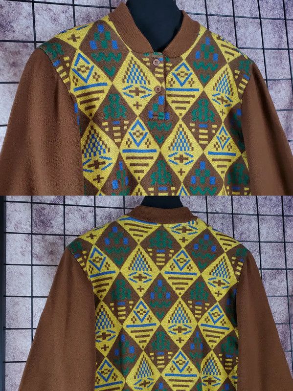 Dior Dior Brown Wool Long Sleeve Sweater for Women 0089 Size M / US 6-8 / IT 42-44 - 4 Thumbnail