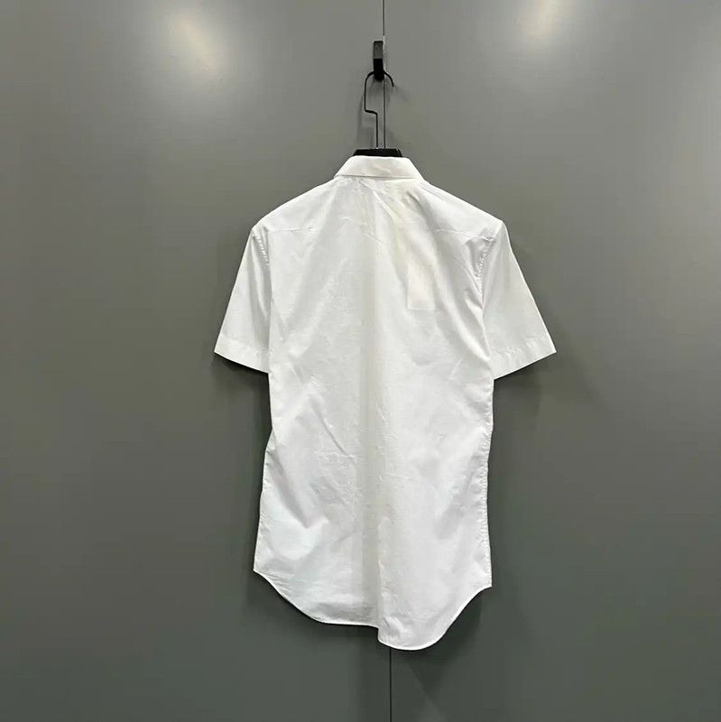 Dior Dior White Cotton Short Sleeve Shirt 0089 Size ONE SIZE - 2 Thumbnail