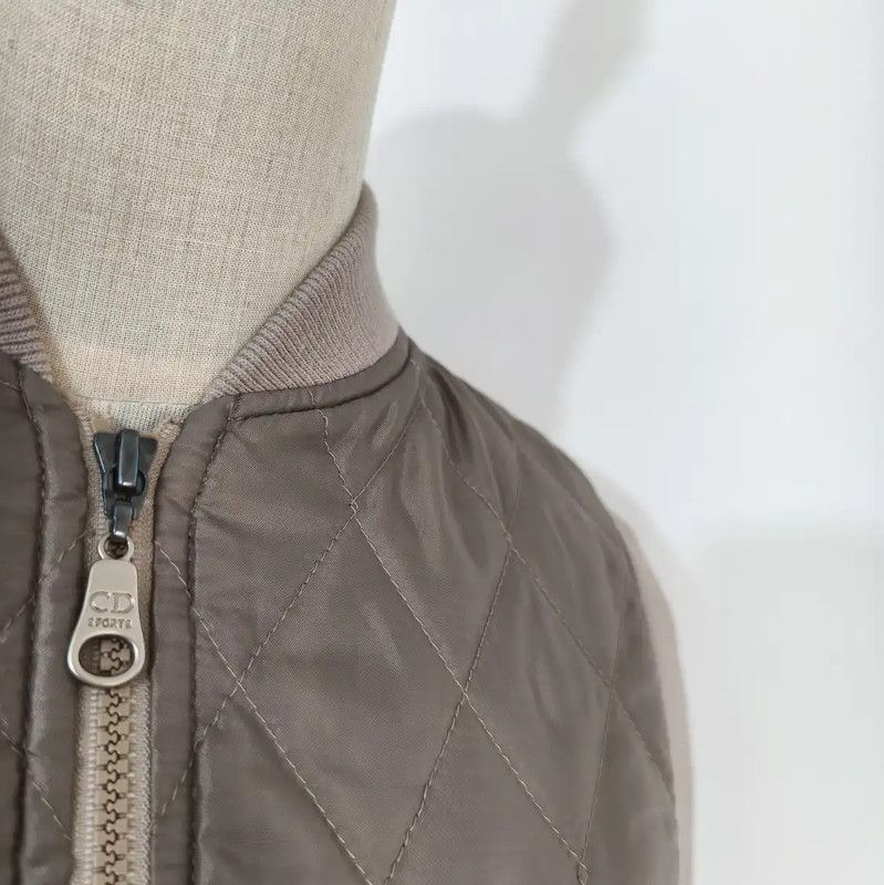 Dior Dior Khaki Cotton Blend Cardigan 0089 Size M / US 6-8 / IT 42-44 - 3 Thumbnail
