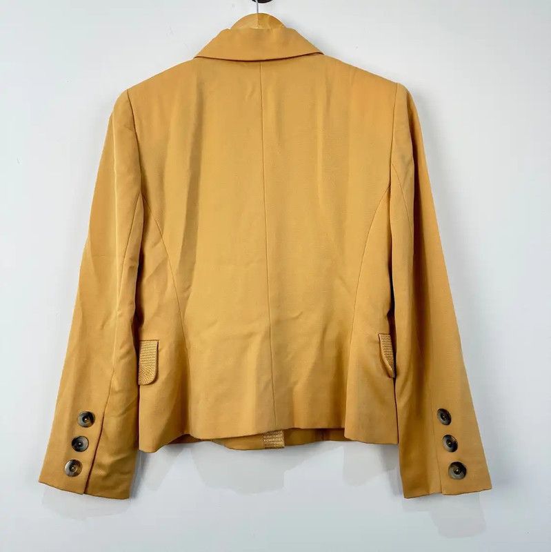 Dior Dior Yellow Wool Women's Jacket 0089 Size M / US 6-8 / IT 42-44 - 2 Thumbnail