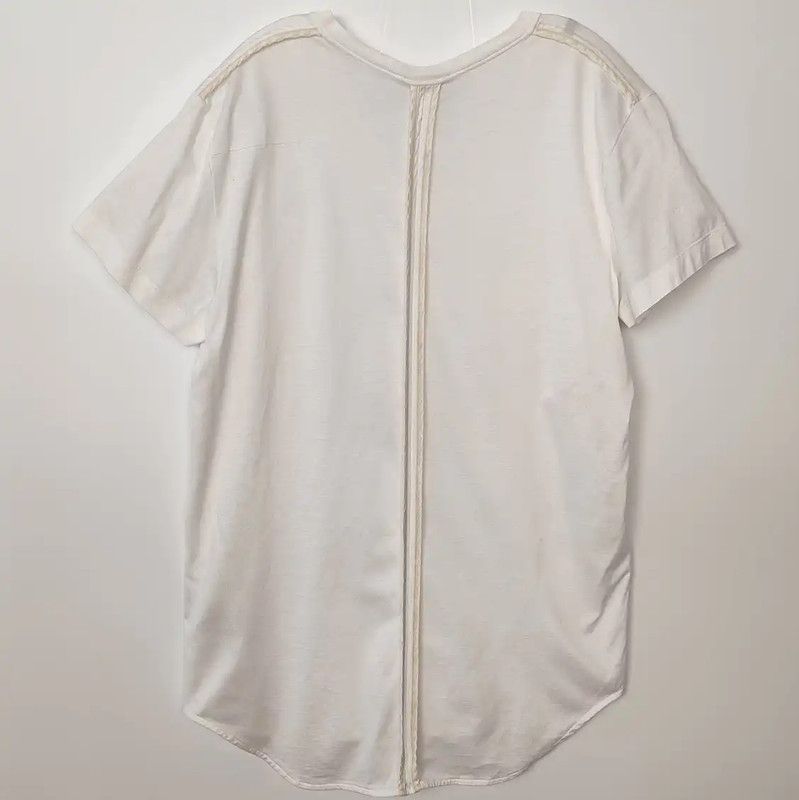 Dior Dior White Cotton Women's T-Shirt 0089 Size M / US 6-8 / IT 42-44 - 2 Thumbnail