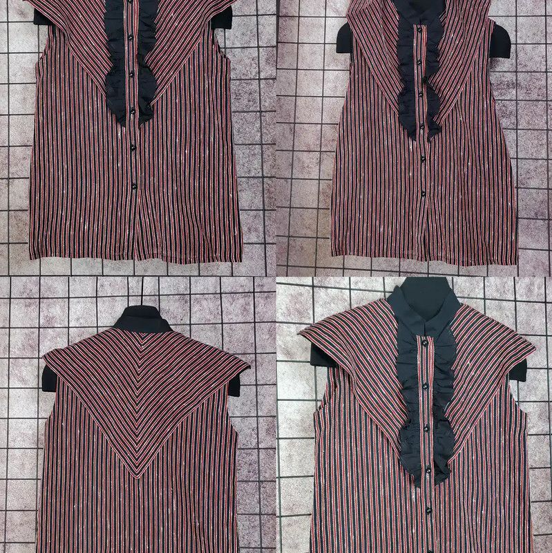 Dior Dior Summer Black Striped Cotton T-Shirt 0089 Size S / US 4 / IT 40 - 2 Thumbnail