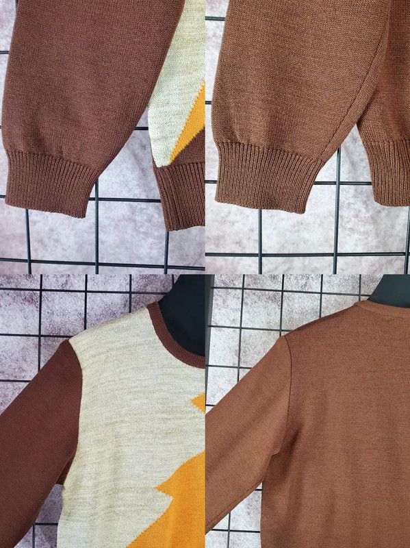 Dior Dior Brown Wool Long Sleeve Pullover Sweater 0089 Size M / US 6-8 / IT 42-44 - 6 Thumbnail