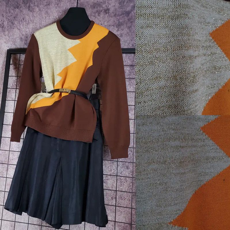 Dior Dior Brown Wool Long Sleeve Pullover Sweater 0089 Size M / US 6-8 / IT 42-44 - 2 Thumbnail