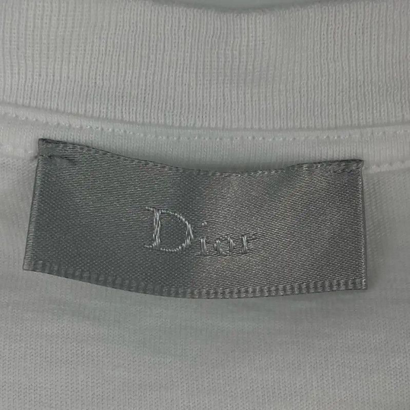 Dior Dior Summer White Cotton T-Shirt 0089 Size XS / US 0-2 / IT 36-38 - 3 Thumbnail