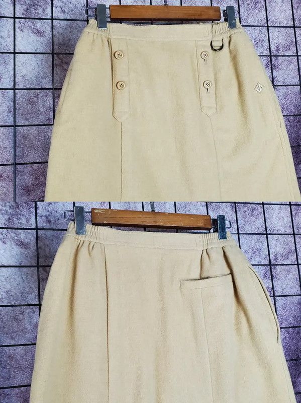 Dior Dior Spring Autumn Wool Embroidered Skirt 0089 Size 27" / US 4 / IT 40 - 2 Thumbnail