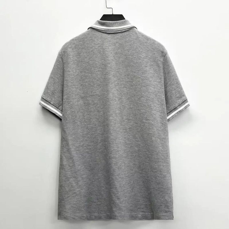 Dior Dior Grey Cotton Blend Embroidered Logo T-Shirt 0089 Size XS / US 0-2 / IT 36-38 - 2 Thumbnail