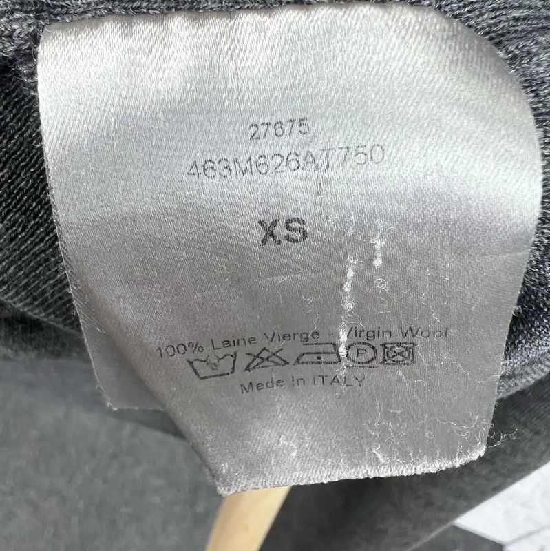 Dior Dior Women's Dark Gray Cotton Pullover 0089 Size XS / US 0-2 / IT 36-38 - 4 Thumbnail