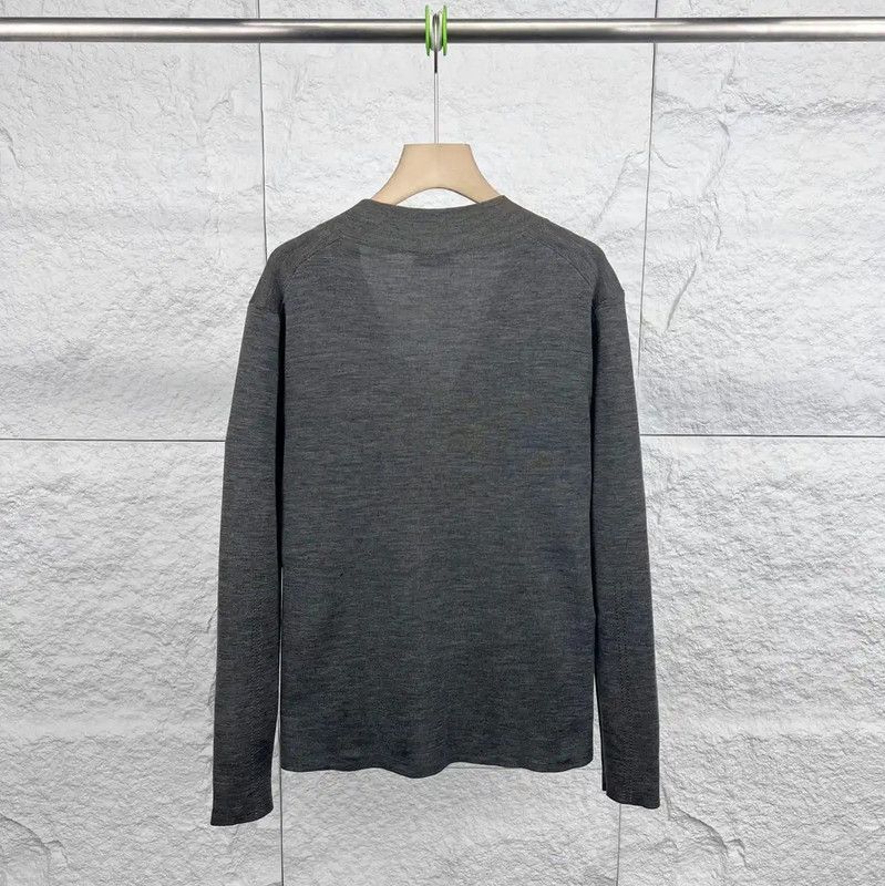 Dior Dior Women's Dark Gray Cotton Pullover 0089 Size XS / US 0-2 / IT 36-38 - 2 Thumbnail