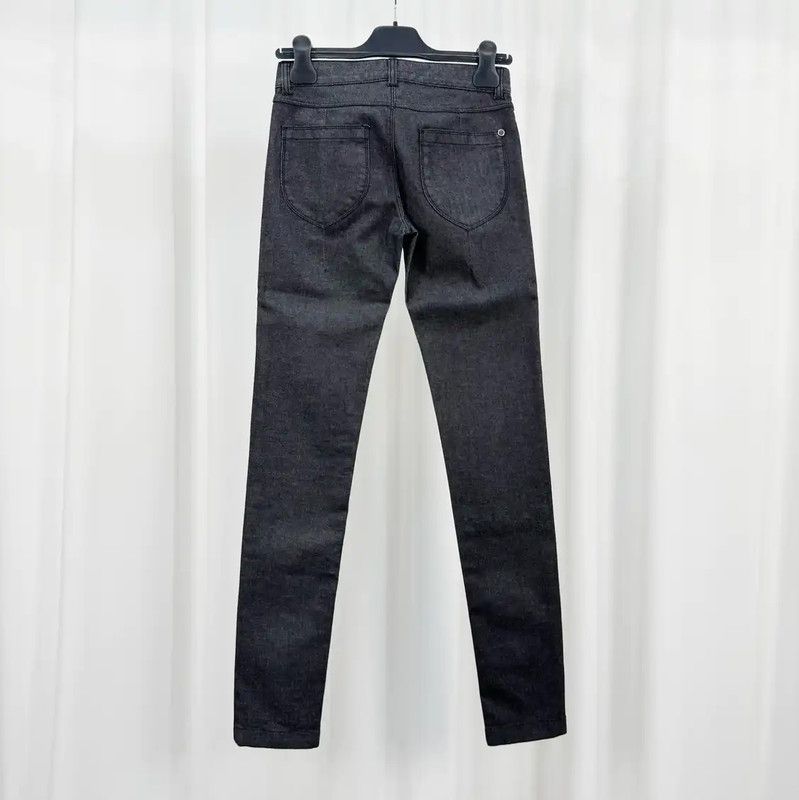 Dior Dior Black Gray Denim Logo Women's Jeans 0089 Size 22" - 2 Thumbnail