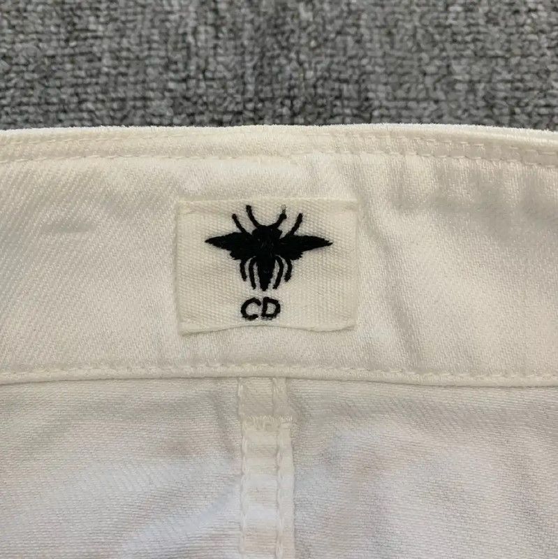 Dior Dior Women's White Cotton Shorts 0089 Size 27" / US 4 / IT 40 - 8 Thumbnail