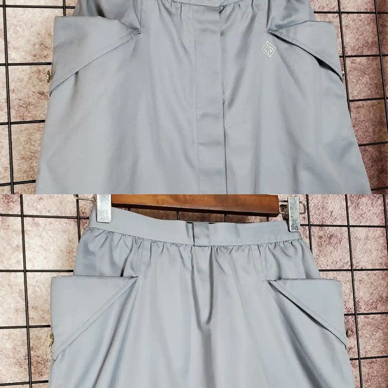 Dior Dior A-Line Skirt in Light Gray for Summer 0089 Size 23" - 3 Thumbnail