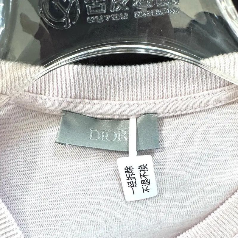Dior Dior Pink Wool Women's T-Shirt 0089 Size XS / US 0-2 / IT 36-38 - 4 Thumbnail