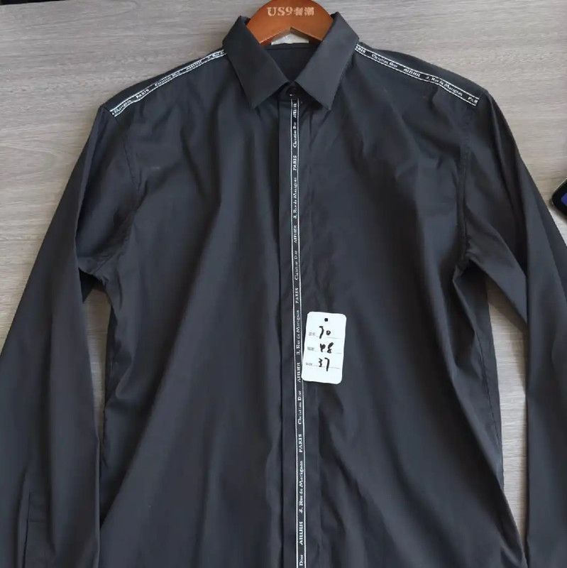 Dior Dior Black Leather Women's Shirt 0089 Size XS / US 0-2 / IT 36-38 - 7 Thumbnail