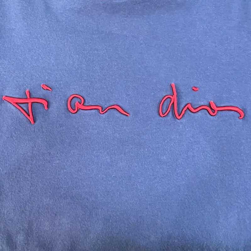 Dior Dior Blue Cotton Blend Women's T-Shirt 0089 Size XS / US 0-2 / IT 36-38 - 8 Thumbnail