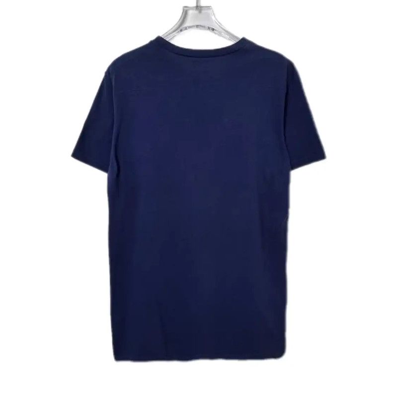 Dior Dior Blue Cotton Blend Women's T-Shirt 0089 Size XS / US 0-2 / IT 36-38 - 2 Thumbnail