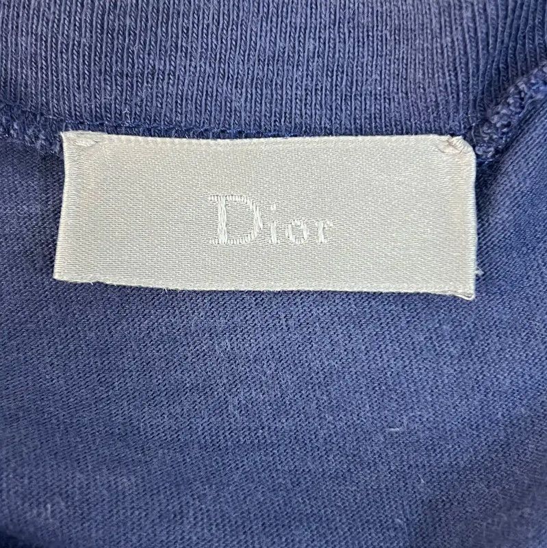 Dior Dior Blue Cotton Blend Women's T-Shirt 0089 Size XS / US 0-2 / IT 36-38 - 4 Thumbnail