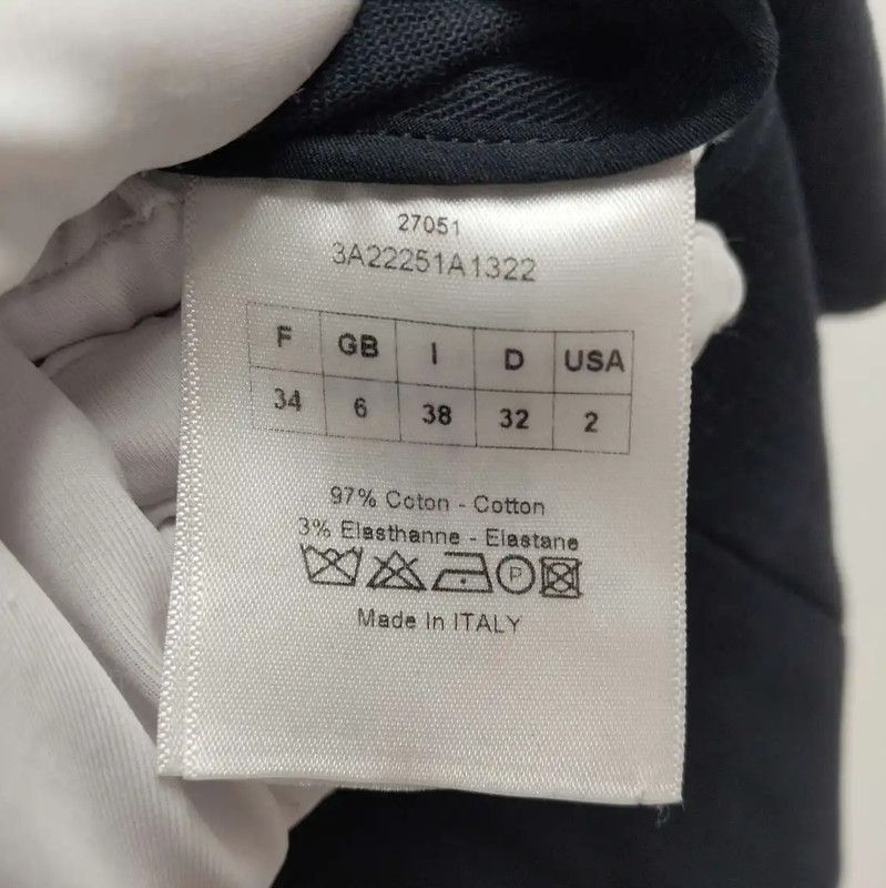 Dior Dior Dark Blue Women's Jacket 0089 Size S / US 4 / IT 40 - 4 Thumbnail