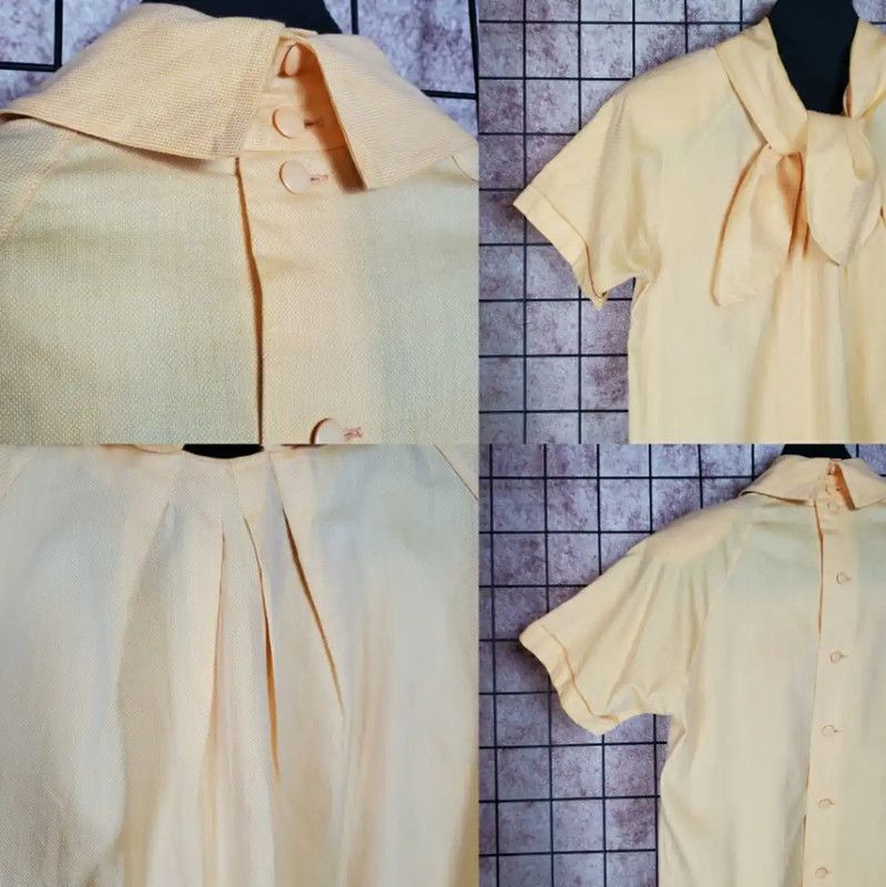 Dior Dior Summer Yellow Short Sleeve Blouse 0089 Size S / US 4 / IT 40 - 3 Thumbnail