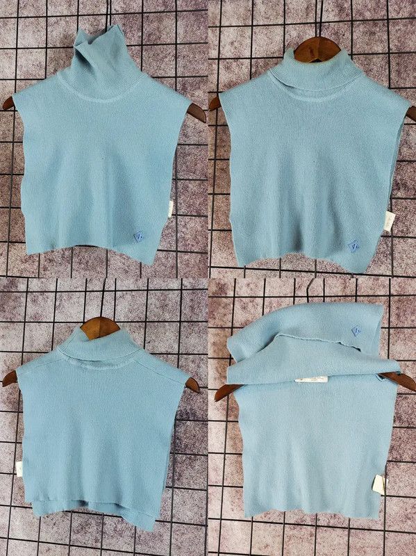Dior Dior Blue Wool Embroidered Sweater for Women 0089 Size S / US 4 / IT 40 - 3 Thumbnail