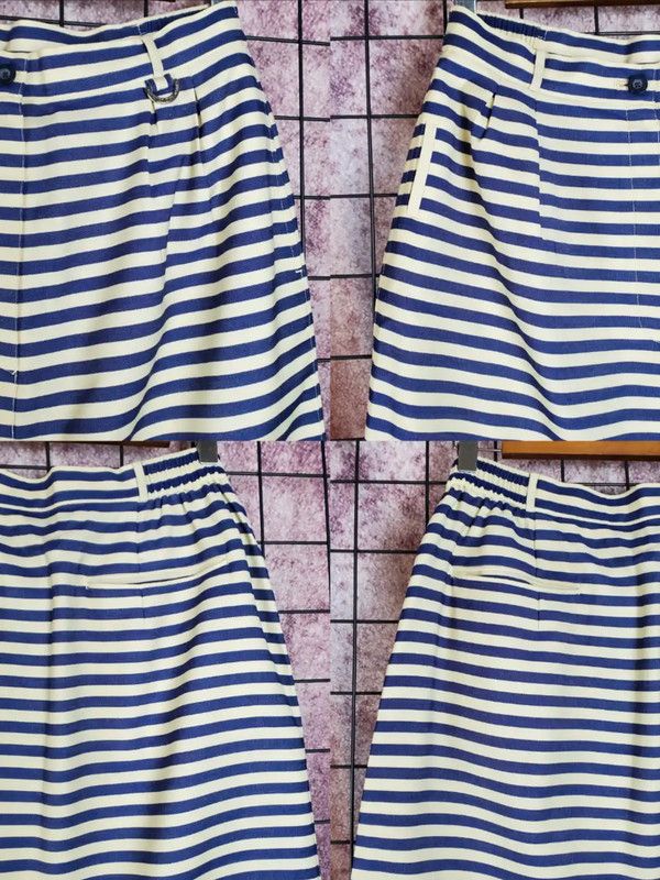 Dior Dior Striped Wool A-Line Skirt for Women 0089 Size 30" / US 8 / IT 44 - 4 Thumbnail