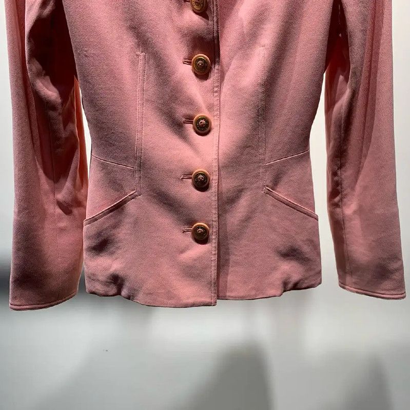 Dior Dior Pink Wool Women's Cardigan 0089 Size M / US 6-8 / IT 42-44 - 4 Thumbnail