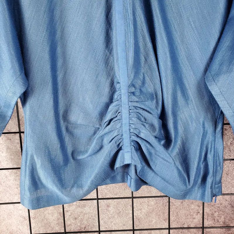 Dior Christian Dior Women's Long Sleeve Top in Deep Blue 0089 Size L / US 10 / IT 46 - 9 Thumbnail