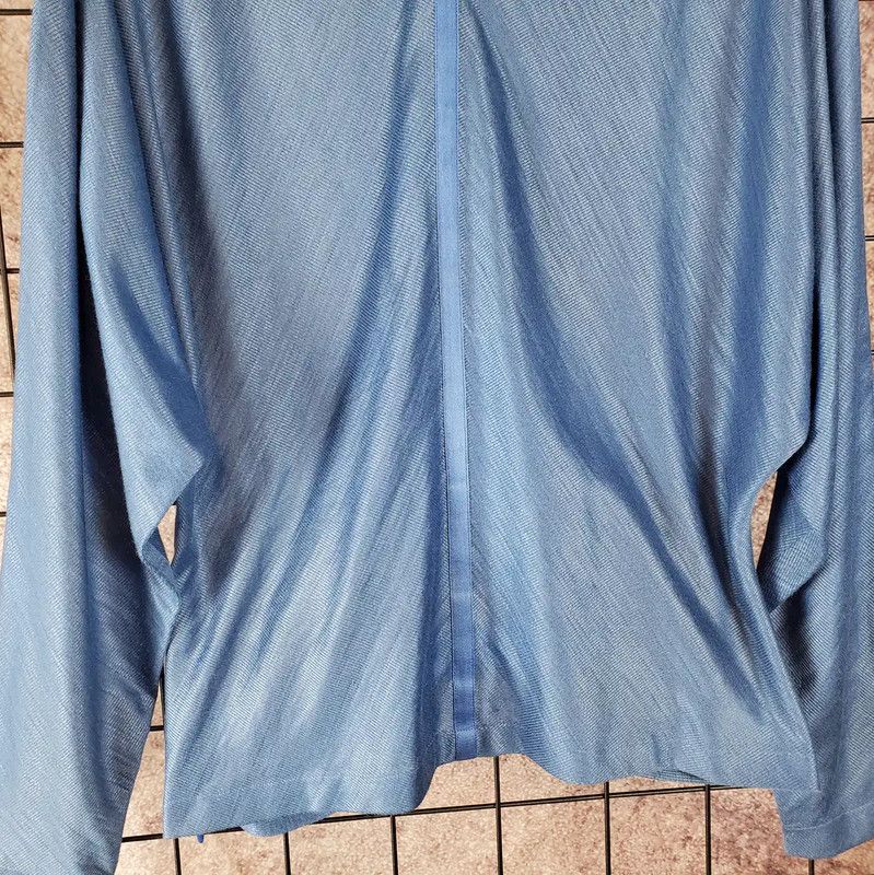 Dior Christian Dior Women's Long Sleeve Top in Deep Blue 0089 Size L / US 10 / IT 46 - 5 Thumbnail